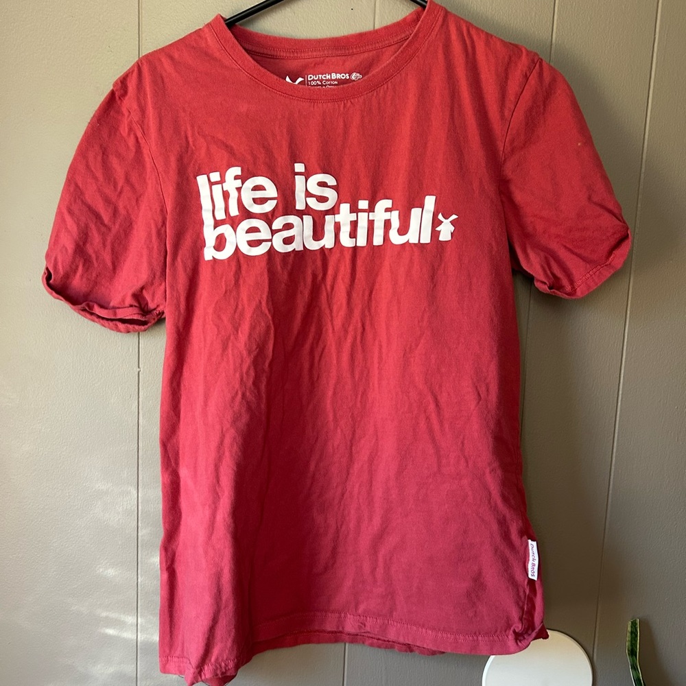 Dutch bros short sleeve used